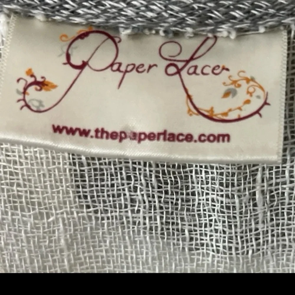 Paper Lace Linen Top/Duster/Dress/Cardigan Sz Small - Picture 4 of 15